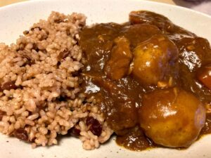 発芽酵素玄米のカレー