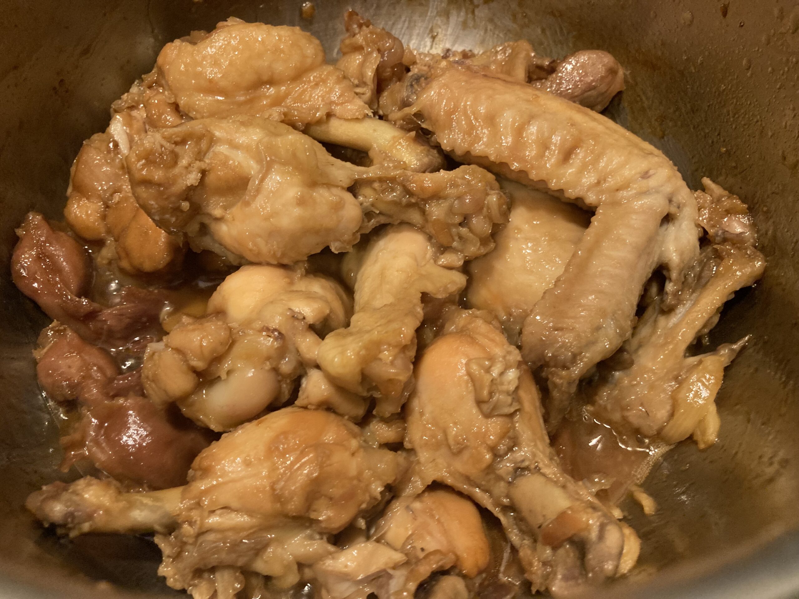 ホットクックで作ったとり煮込みざんまい（煮詰め後）