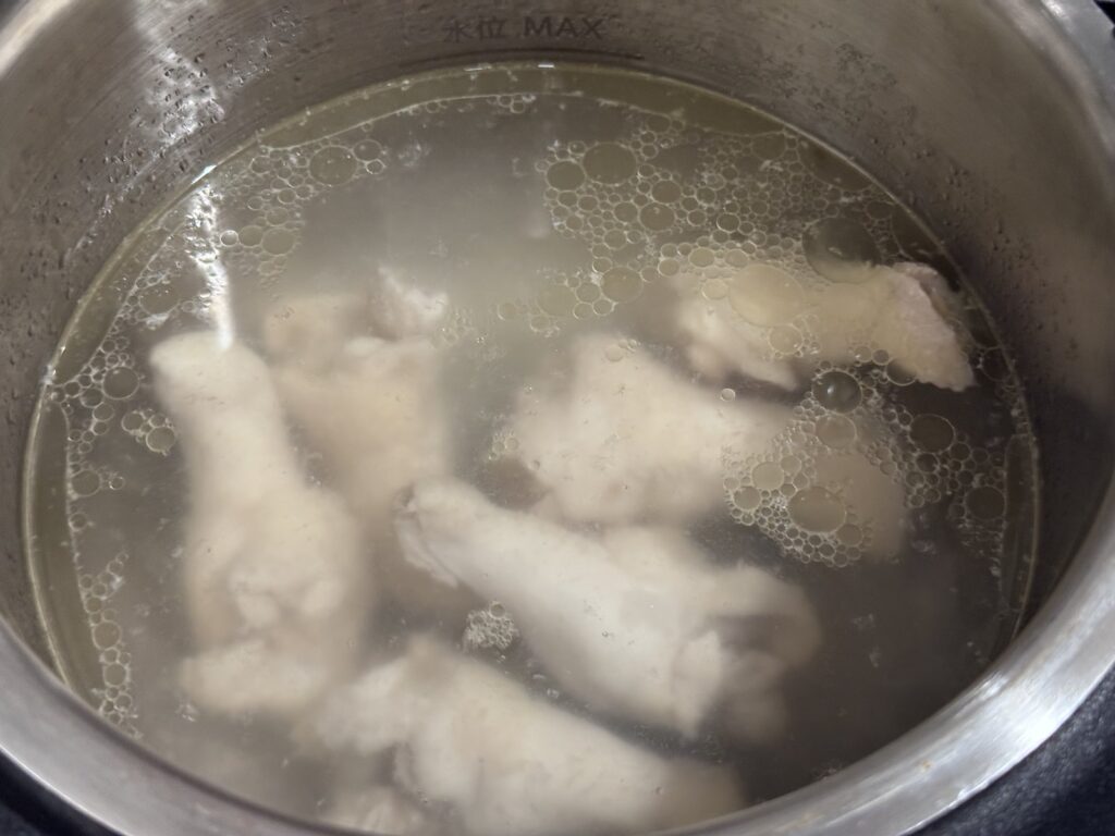 50分後のスープ
